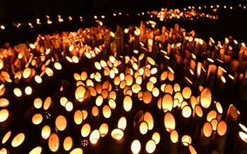 こうげ大池灯りの祭典