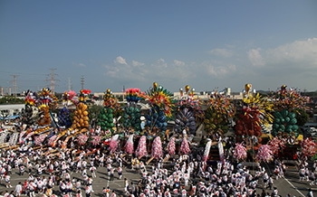 苅田山笠