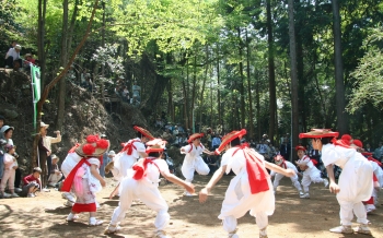 松尾山のお田植祭